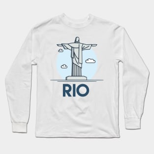 RIO Christ The Redeemer Long Sleeve T-Shirt